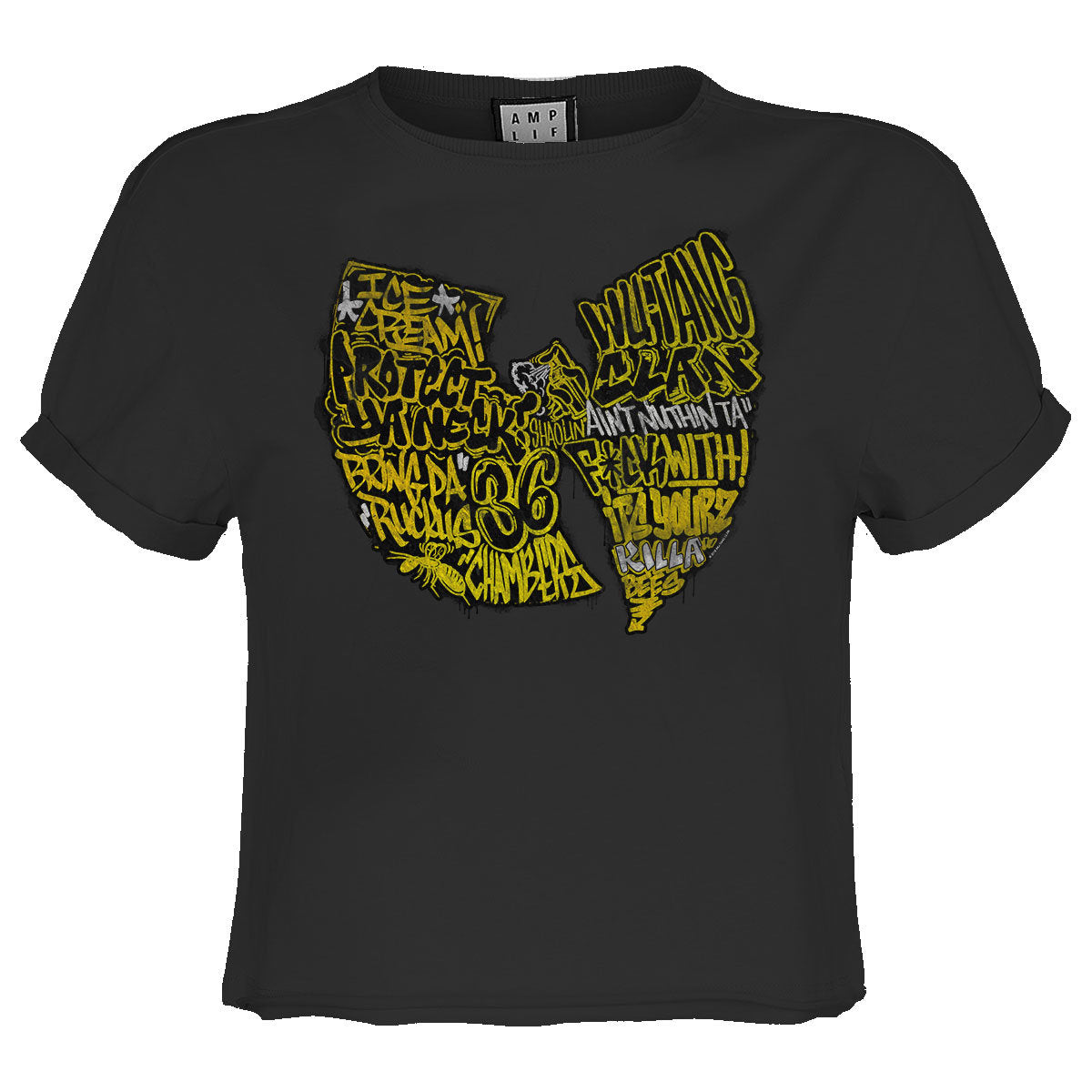 Wu-Tang Clan Graffiti Ladies Crop Top