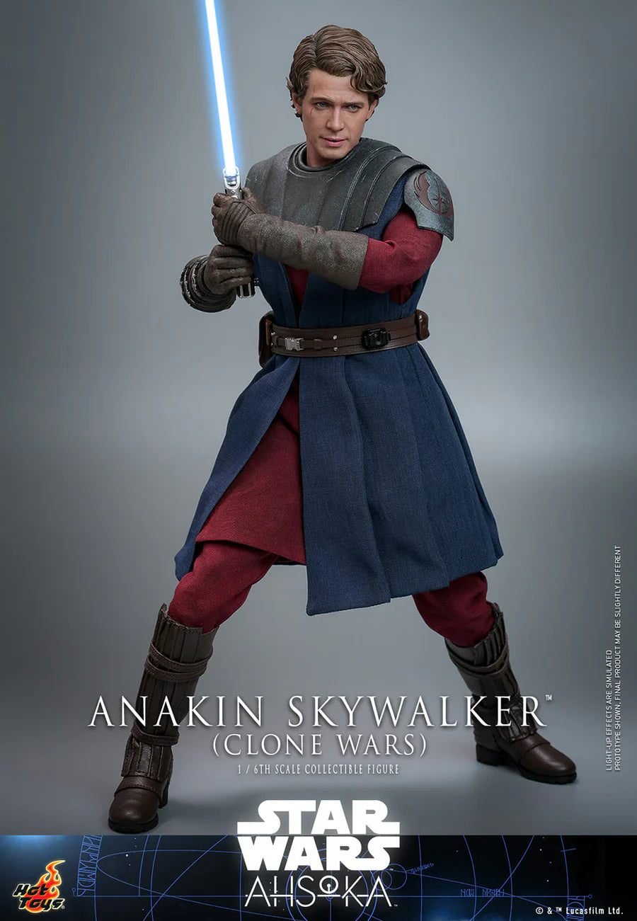 Star Wars Ahsoka Anakin Skywalker Clone Wars 1/6 Scale 12" Collectible Figure