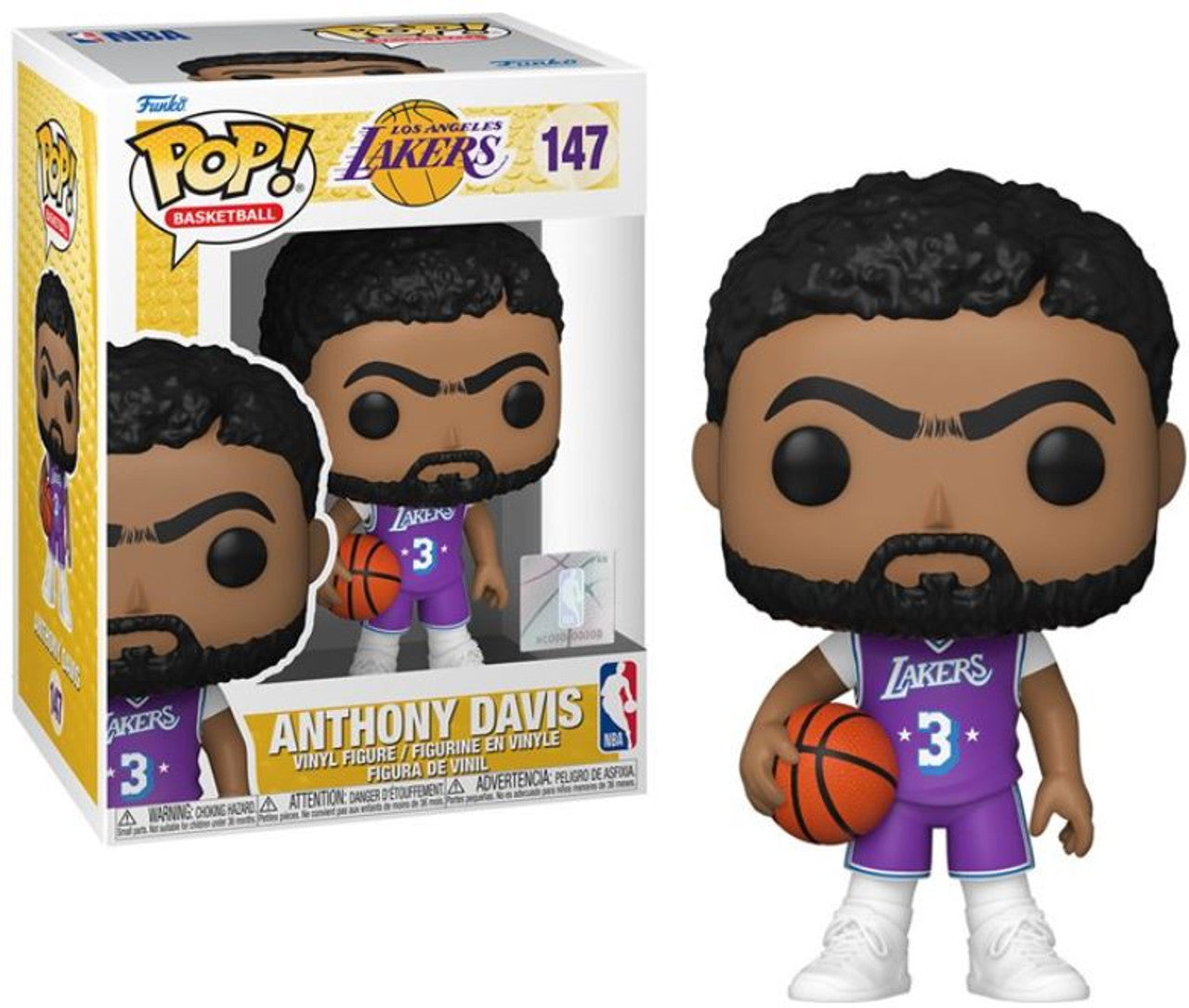 Pop! Series 8 Anthony Davis Los Angeles Lakers City Edition NBA