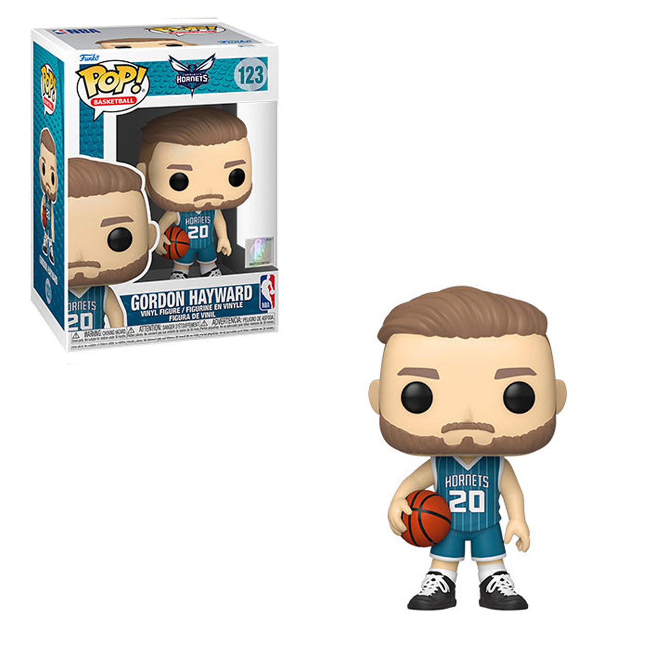 Pop! NBA Series 6 Gordon Hayward Charlotte Hornets Teal Jersey