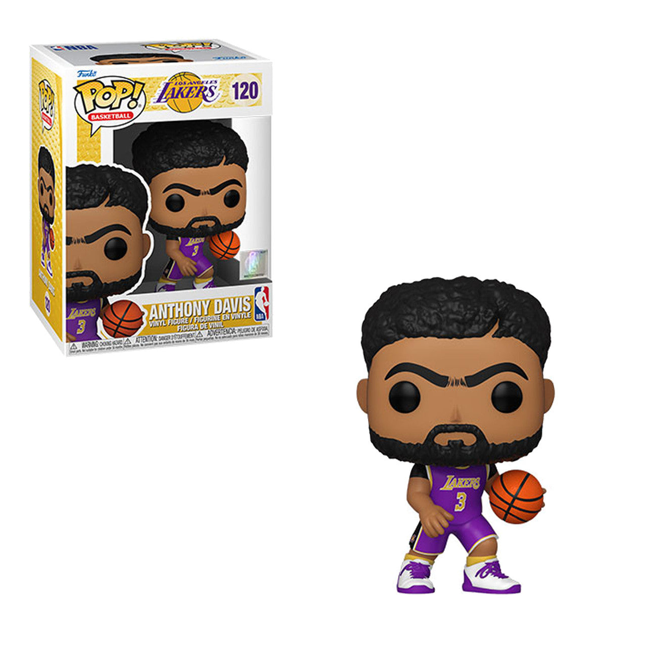 Pop! NBA Series 6 Anthony Davis Los Angeles Lakers Purple Jersey