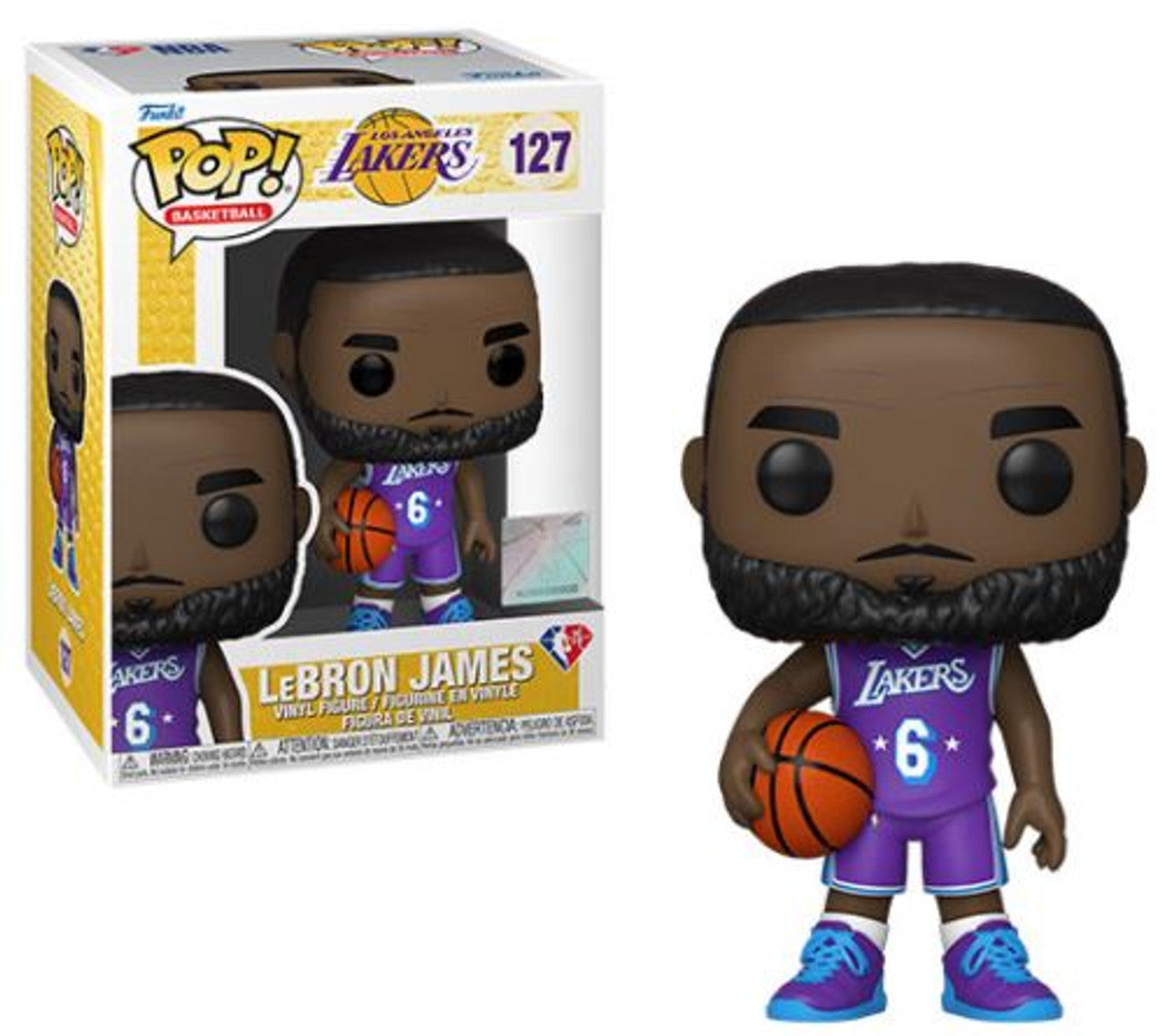 Pop! NBA Series 7 City Edition LeBron James Los Angeles Lakers