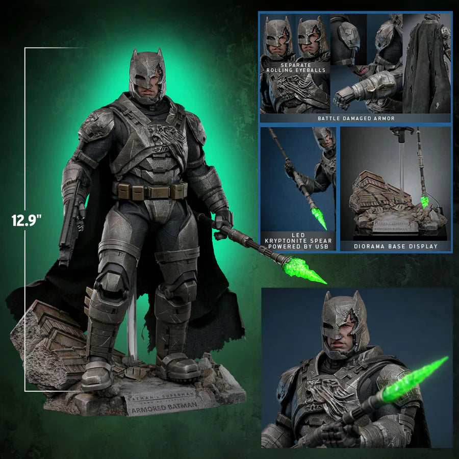 DC Comics Batman v Superman Dawn of Justice Armored Batman 2.0 Deluxe Version 1/6 Scale 12" Collectible Figure