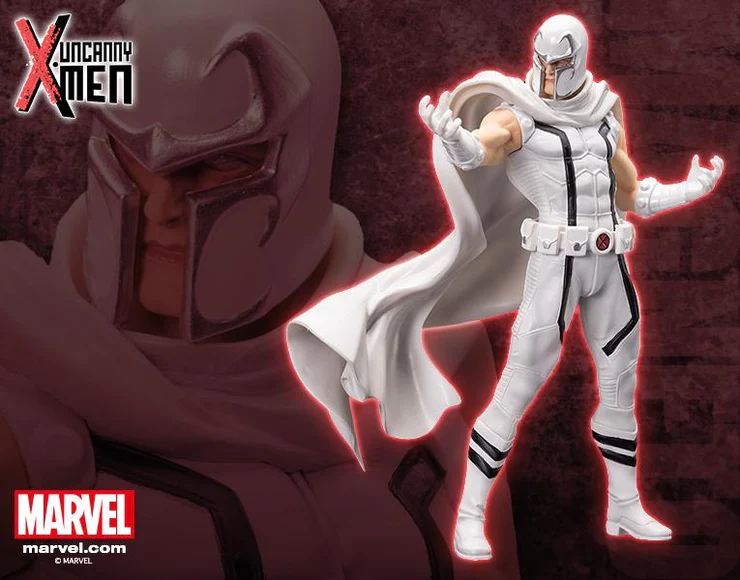 Marvel ARTFX+ Statue Now! White Magneto Limited Edition