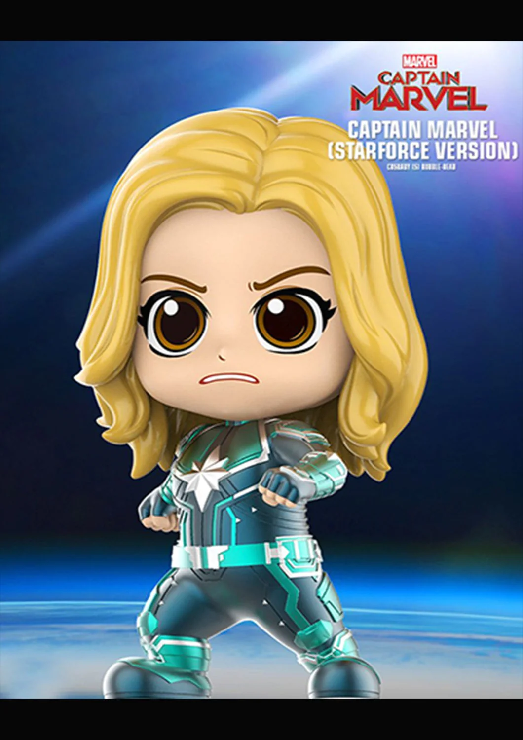 COSBABY CAPTAIN MARVEL STARFORCE VERSION BOBBLE-HEAD