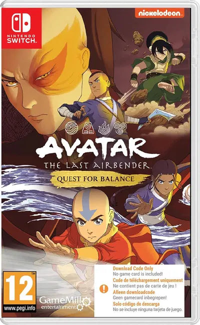 Avatar: The Last Airbender Quest for Balance (Code in a box) Nintendo Switch