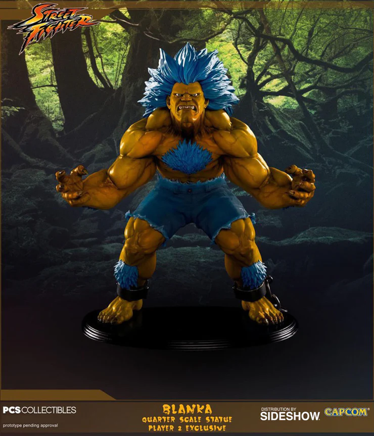 Street Fighter Statue Blanka Player 2 Exclusive