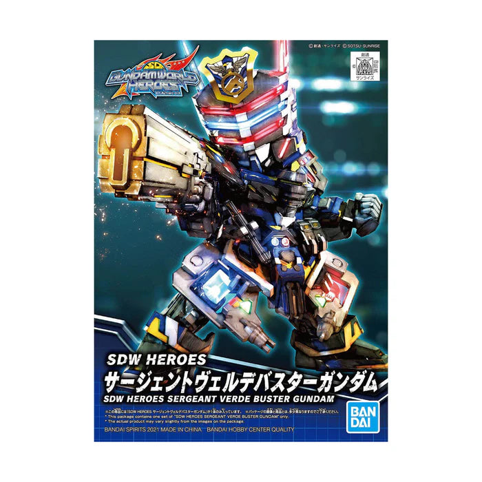 Sd Gundam World Heroes Super Deformed Sergeant Verde Buster