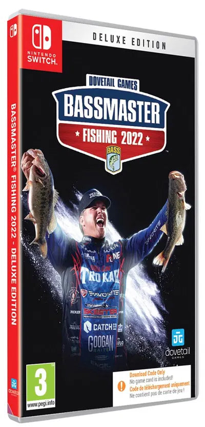 Bassmaster Fishing 2022 [Deluxe Edition] (Code in a box) Nintendo Switch