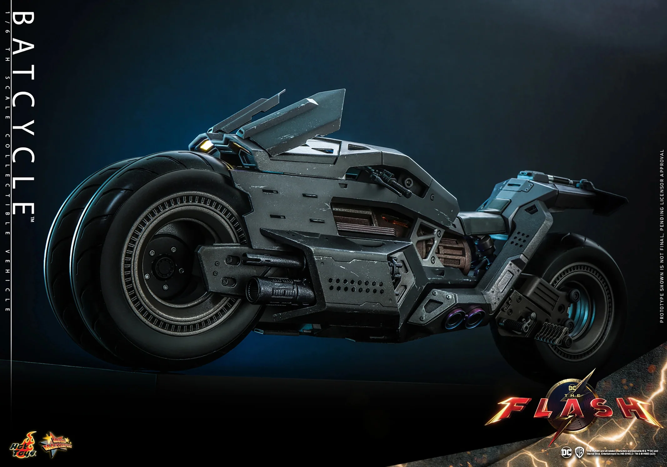DC The Flash 2023 Batcycle 1/6 Scale Collectible Figure Accessory