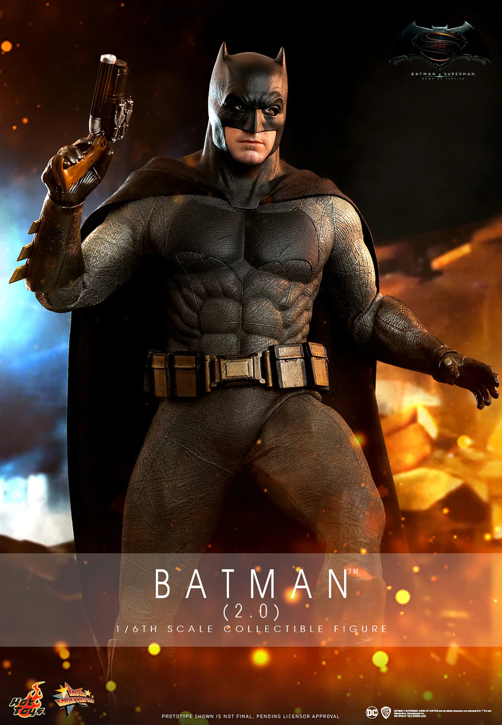 DC Comics Batman v Superman Dawn of Justice Batman 2.0 1/6 Scale 12" Collectible Figure