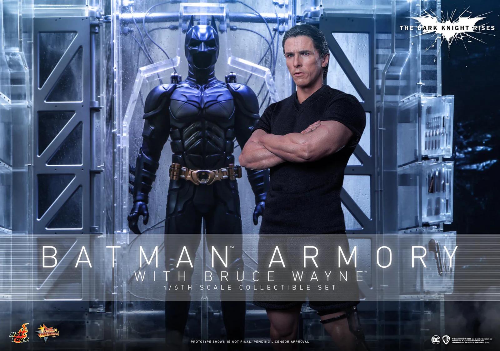 The Dark Knight Rises Batman Armory with Bruce Wayne 1/6 Scale 12
