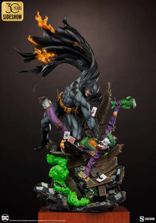 SIDESHOW BATMAN VS THE JOKER ETERNAL ENEMIES PREMIUM FORMAT