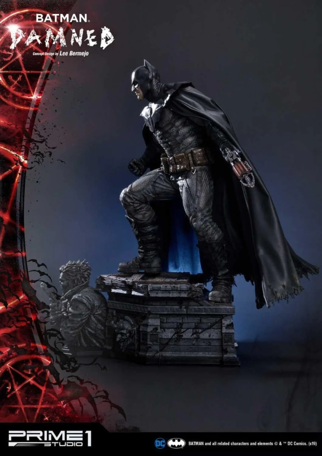 PRIME 1 STUDIO DC BATMAN 1/3 DAMNED CONCEPT DESIGN BY LEE BERMEJO