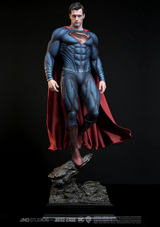 JUSTICE LEAGUE SUPERMAN HYPERREAL MOVIE STATUE 1/3 SCALE BLUE & RED