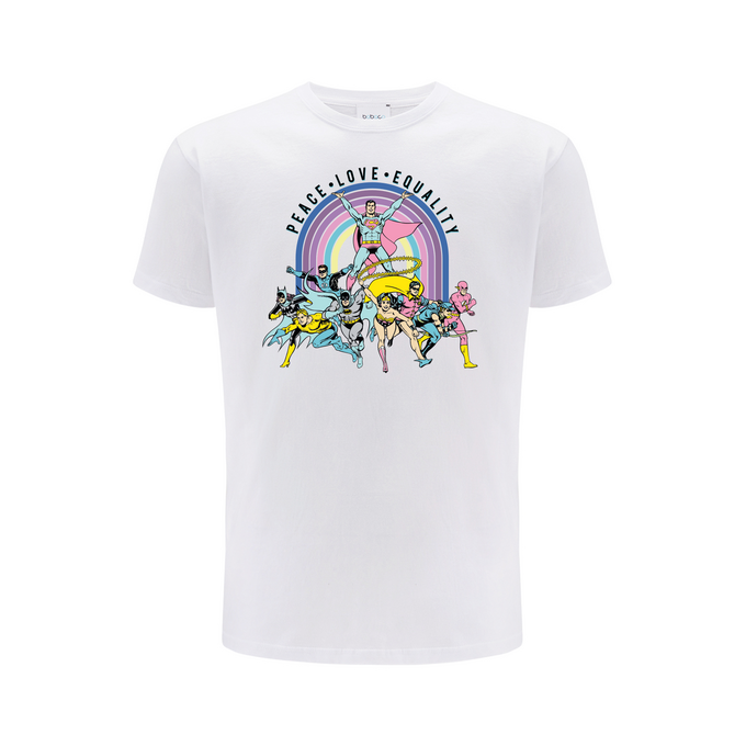 Justice League DC Biały T-shirt