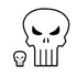 Punisher Logo 2-Piece Car Window Decal