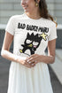 Hello Kitty Bad Badtz Maru Pose Star Dark Emo Classic Logo Official Women's SKINNY FIT T-Shirt