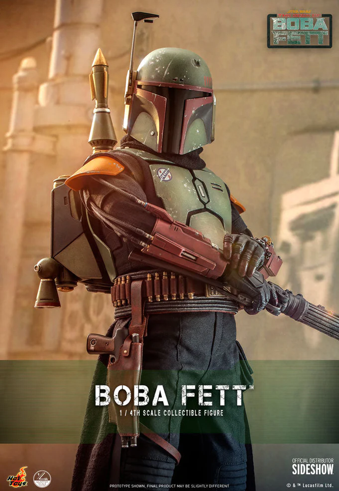 Star Wars The Mandalorian Quarter Scale Series The Book of Boba Fett Boba Fett 1/4 Quarter Scale Collectible Figure