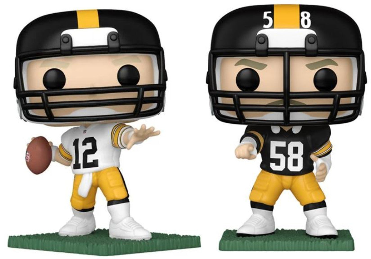 Pop! NFL Legends Combo 2 Terry Bradshaw & Jack Lambert Pittsburgh Steelers