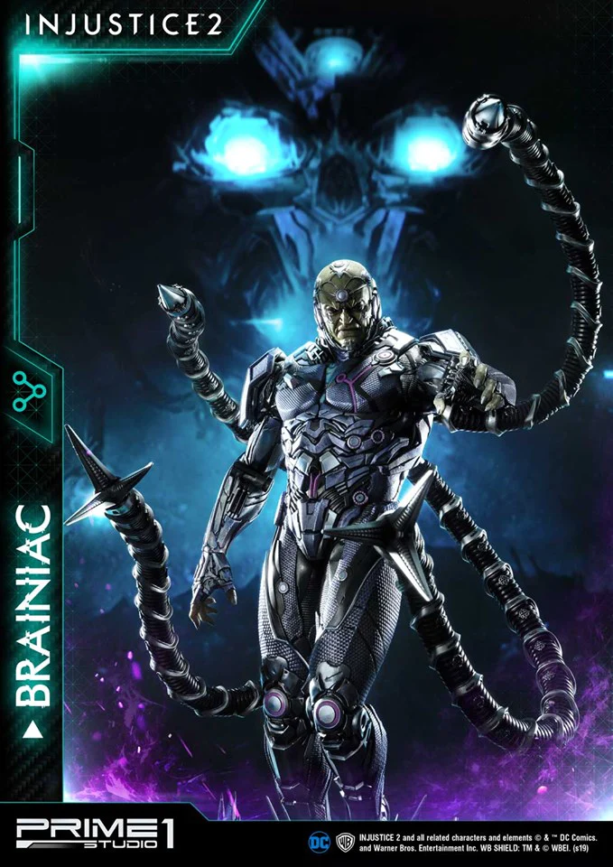 PRIME 1 STUDIO DC INJUSTICE 2 BRAINIAC 1/4 SCALE