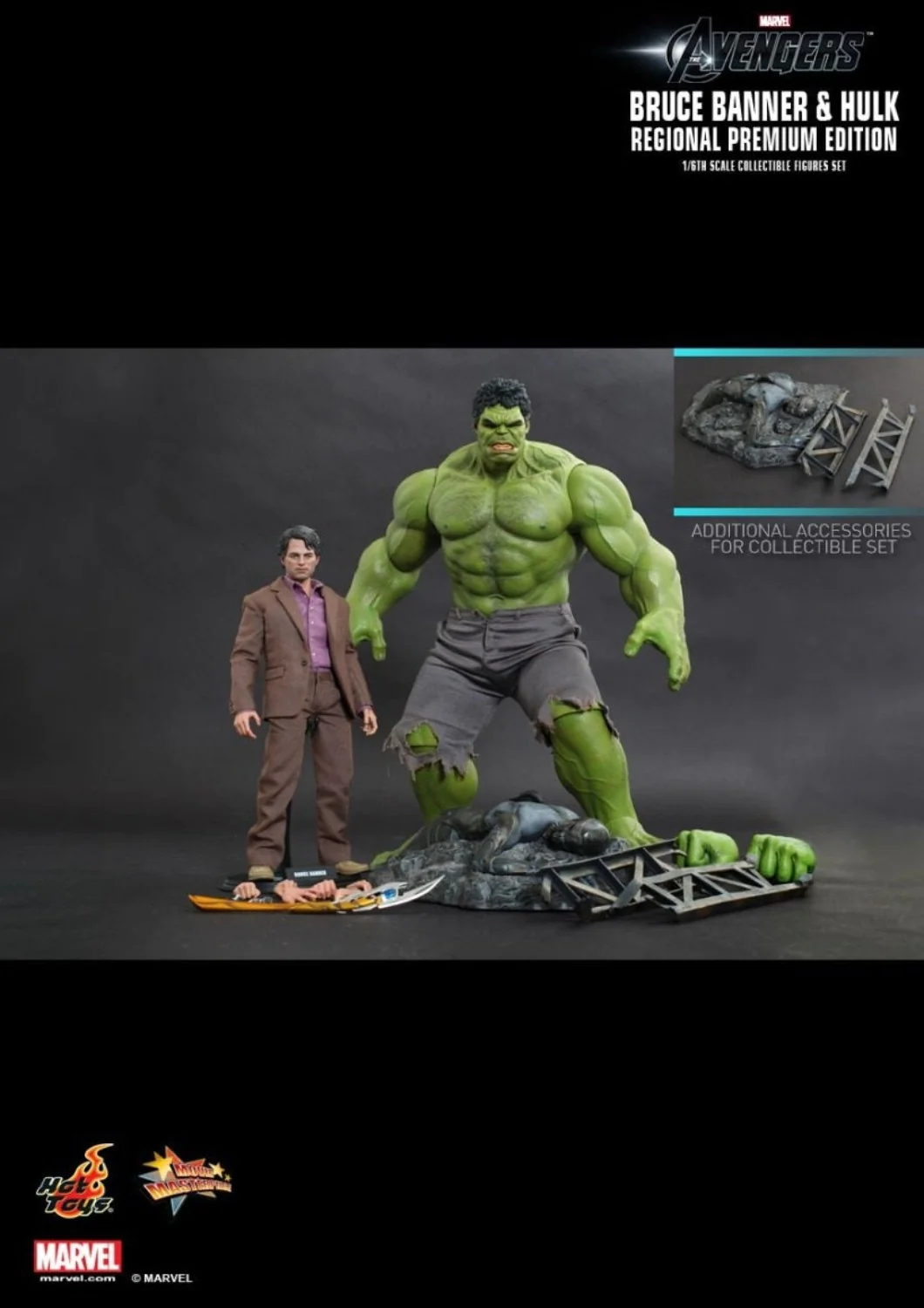 THE AVENGERS THE HULK AND BRUCE BANNER DELUXE EDITION