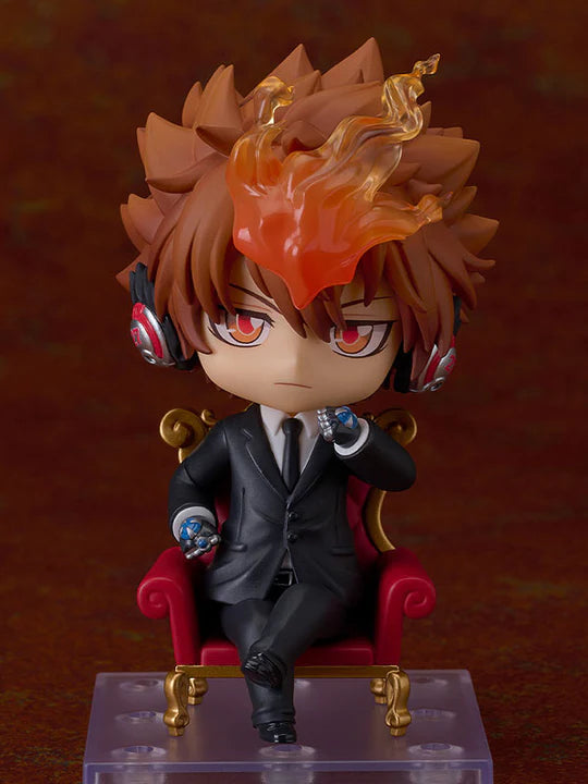 Nendoroid Katekyou Hitman REBORN! Natsu Sawada Tsunayoshi Black Suit Ver