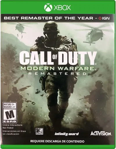 Call of Duty: Modern Warfare Remastered (Latam Cover) Xbox One