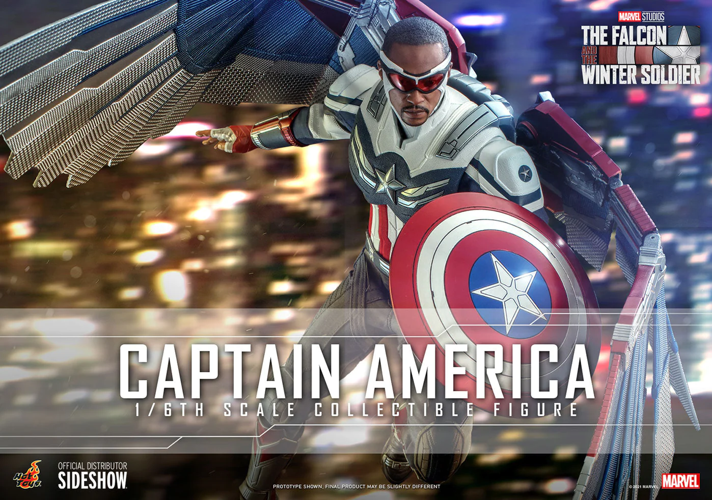 Marvel The Falcon and the Winter Soldier Television Masterpiece Series Captain America Sam Wilson 1/6 Scale Collectible Figure