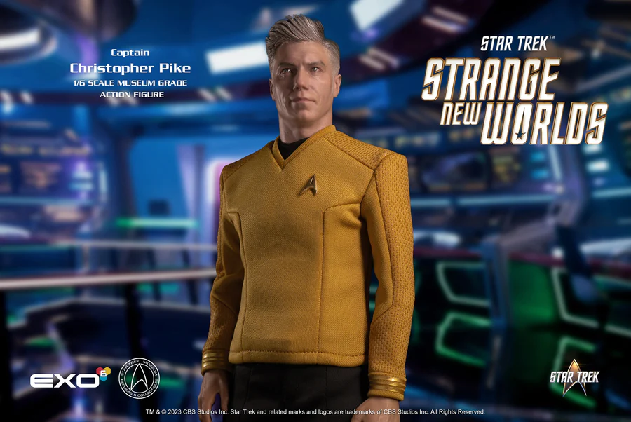 Star Trek Strange New World Captain Christopher Pike 1/6 Scale Collectible Figure