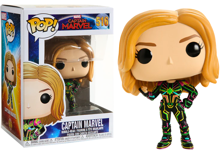 Pop! MARVEL Captain Marvel Captain Marvel with Neon Suit