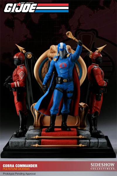 Sideshow Collectibles G.I. Joe Polystone Diorama Cobra Commander