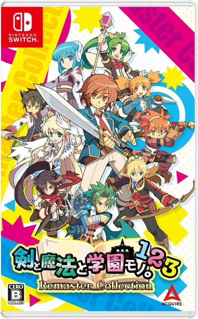 Class of Heroes 1 2 3 Remaster Collection Nintendo Switch