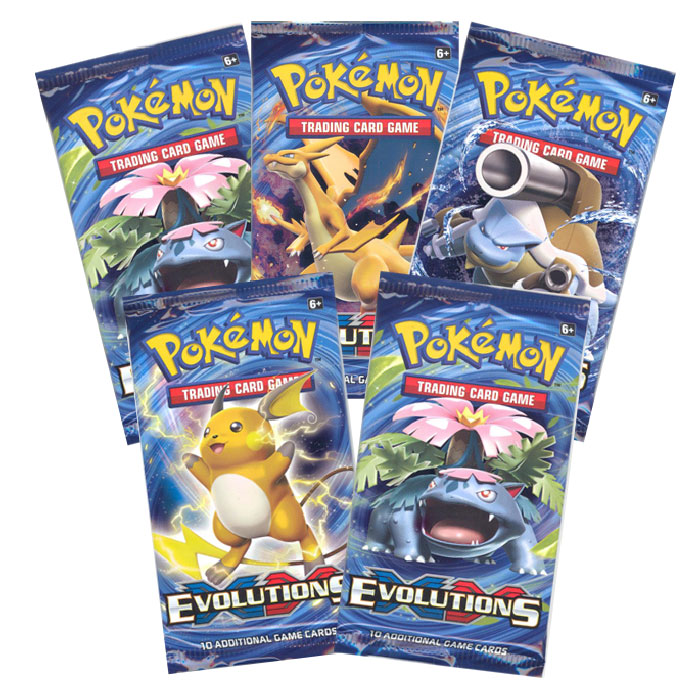 Pokemon XY Evolutions Booster Lot of 36 Loose Packs