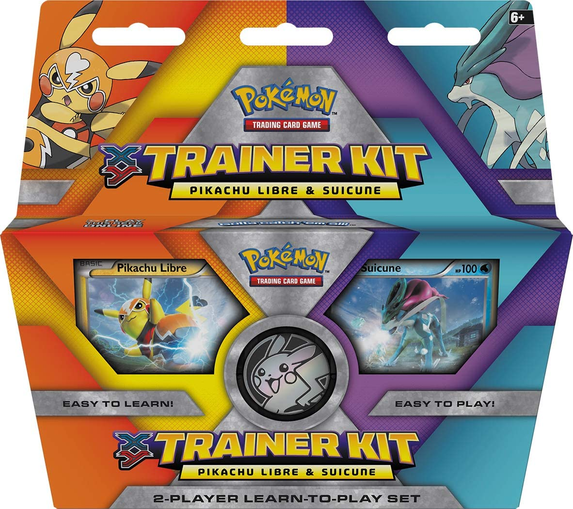 Pokemon TCG XY Trainer Kit-Pikachu Libre and Suicune 2-Player Deck Set
