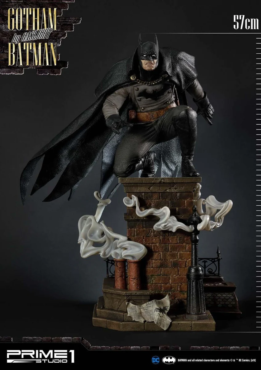 PRIME 1 STUDIO DC BATMAN ARKHAM 1/5 ORIGINS GOTHAM BY GASLIGHT BATMAN BLACK VERSION