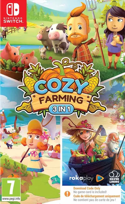 Cozy Farming 3 in 1 Collection (Code in a box) Nintendo Switch