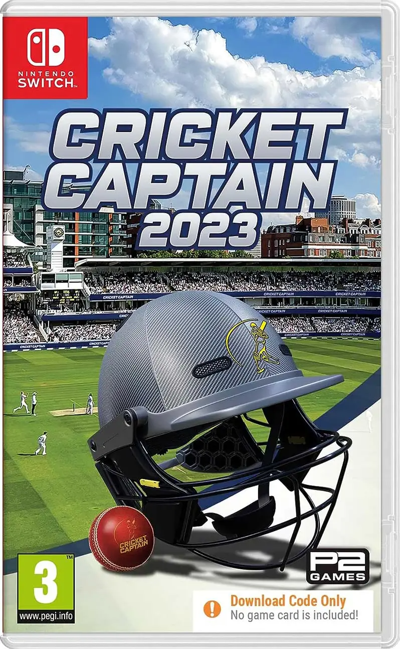 Cricket Captain 2023 (Code in a box) Nintendo Switch