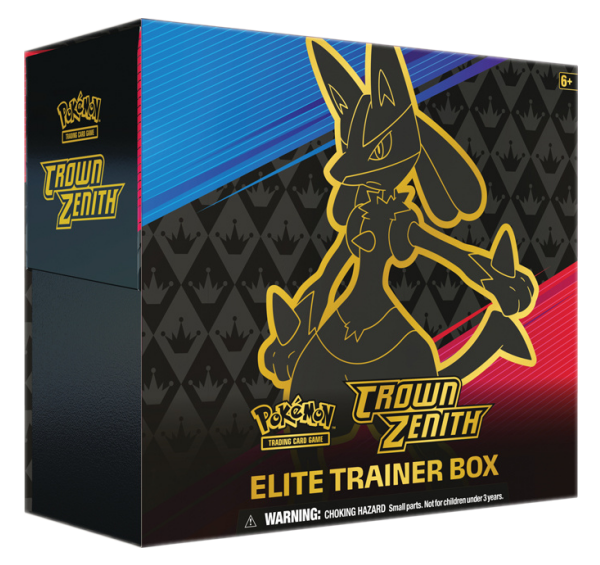 Pokemon Sword & Shield Crown Zenith Elite Trainer Box Lucario