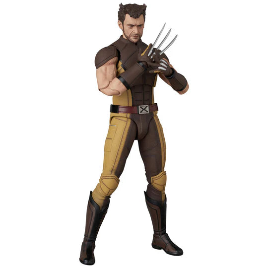 Mafex Deadpool & Wolverine Wolverine Brown Ver
