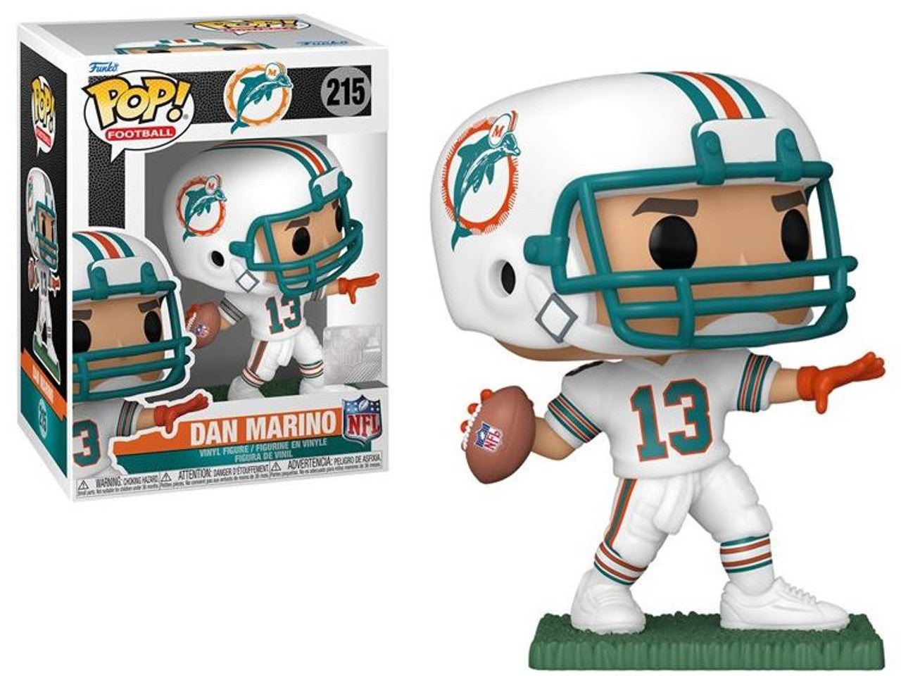NFL Pop! Legends Dan Marino Miami Dolphins White Jersey