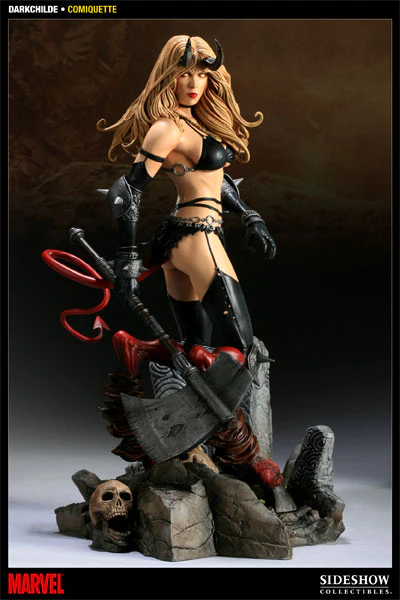Sideshow Collectibles Marvel Polystone Statue Darkchilde Exclusive