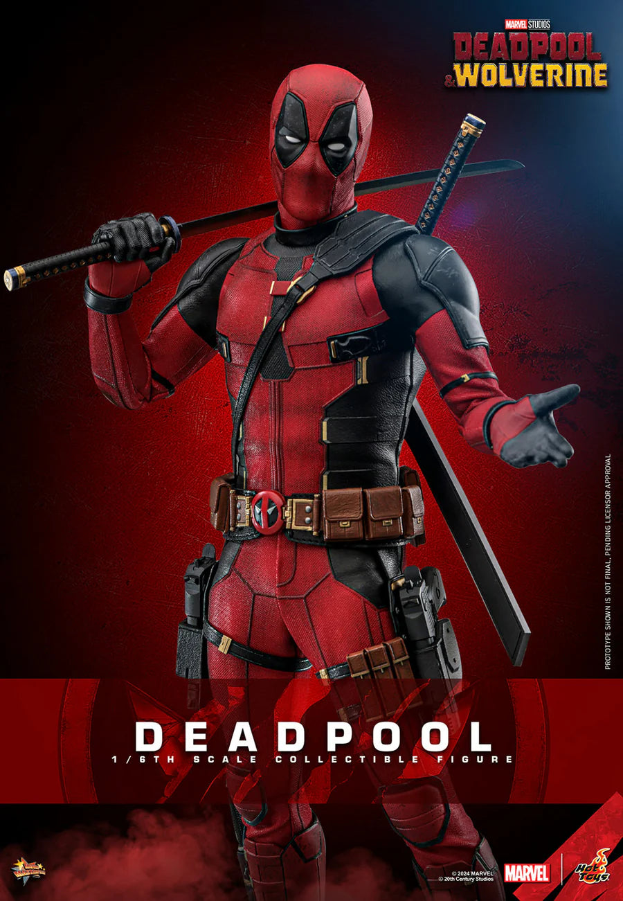 Marvel Comics Deadpool & Wolverine Deadpool 1/6 Scale 12" Collectible Figure