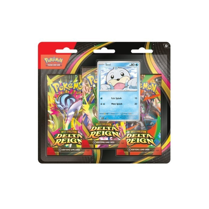 Pokemon Mega Evolution ME6 Delta Reign 3-Pack Blister