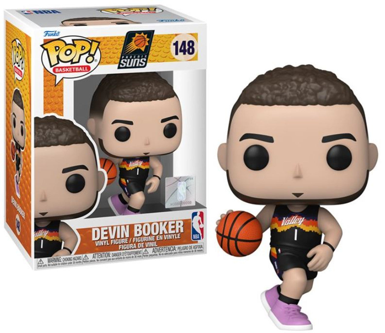 Pop! Series 8 Devin Booker Phoenix Suns City Edition NBA