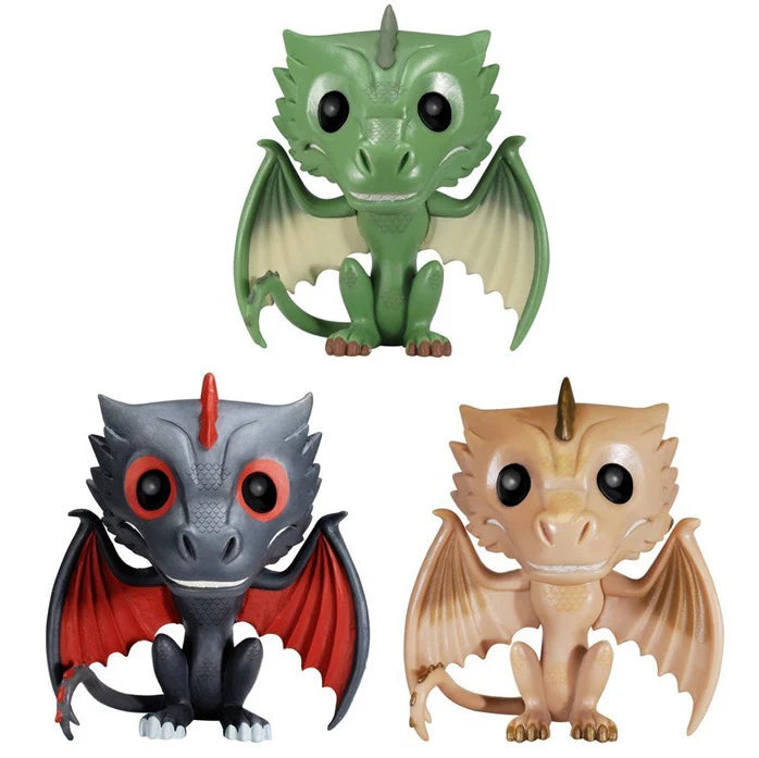 POP GAME OF THRONES DROGON RHAEGAL VISERION DRAGON 3-PACK