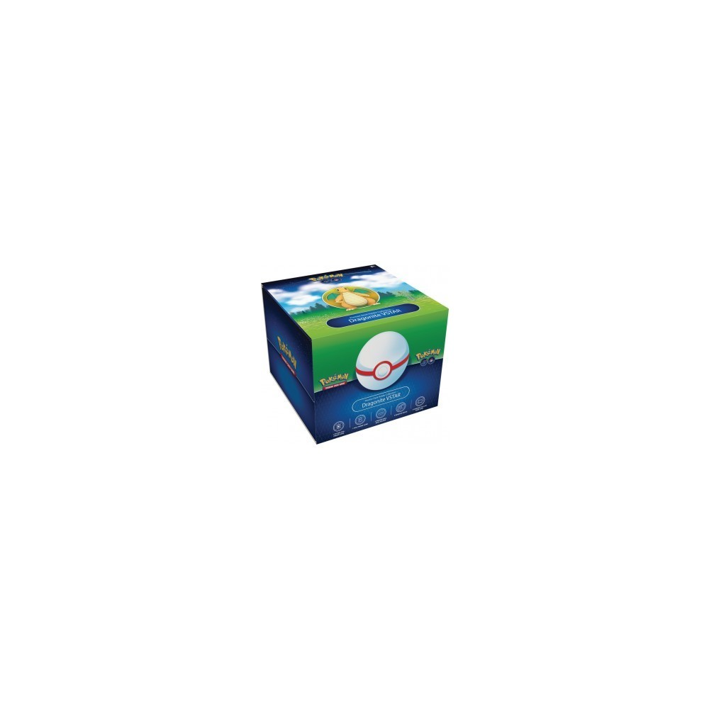 Pokemon Go TCG Premier Deck Holder Collection Dragonite VStar Box