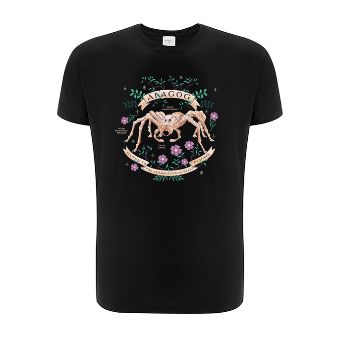 Harry Potter Aragog Black T-shirt