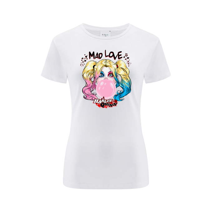 Harley Quinn DC White T-Shirt