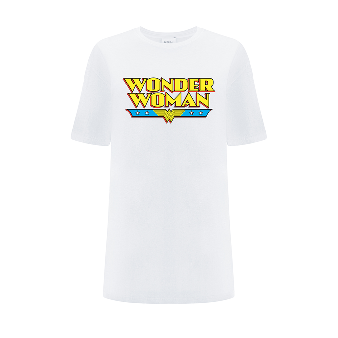 Wonder Woman DC White OVERSIZE T-shirt
